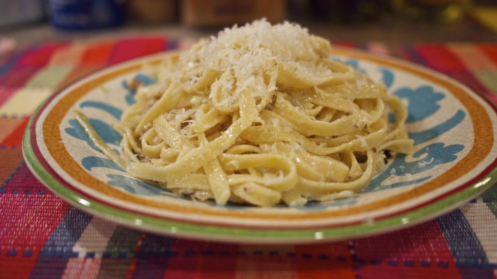 Fettuccine with Sausage and Leeks